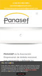 Mobile Screenshot of panasef.com