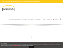 Tablet Screenshot of panasef.com